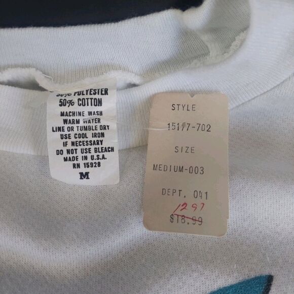 Vintage Deadstock 1987 Bud Light Spuds Mackenzie Anheuser Crewneck Sweatshirt M - Picture 4 of 6